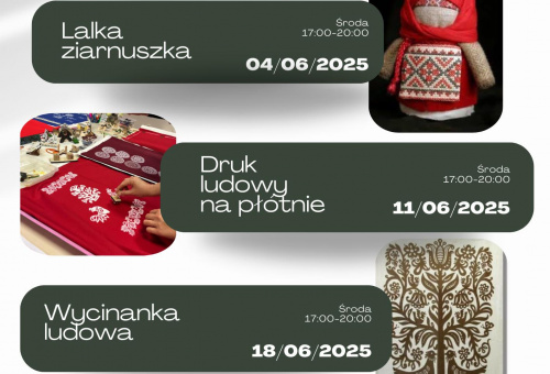 Projekt "Splot kultur": cykl warsztatów sztuki ludowej dla każdego