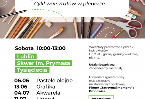 Miejski plener-spacer z ołówkiem