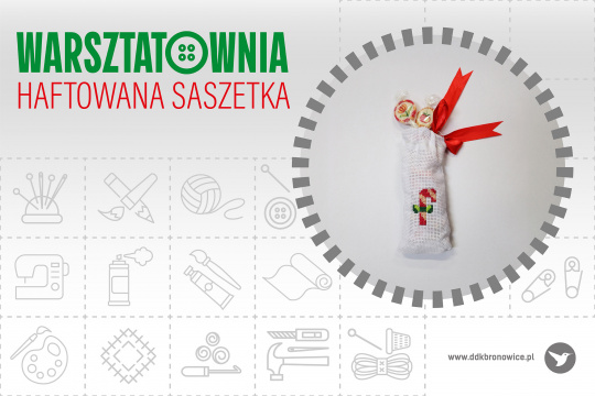 Warsztatownia: Haftowana saszetka