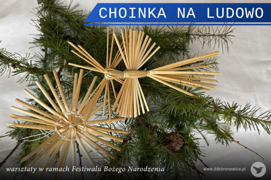 Choinka na ludowo – warsztaty