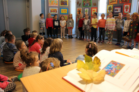 Wystawa prac plastycznych dzieci z Przedszkola nr 32 w Lublinie