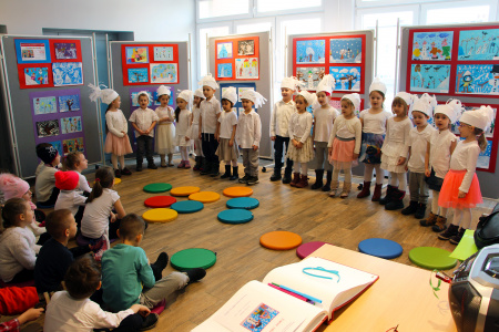 Wystawa prac plastycznych dzieci z Przedszkola nr 7 w Lublinie