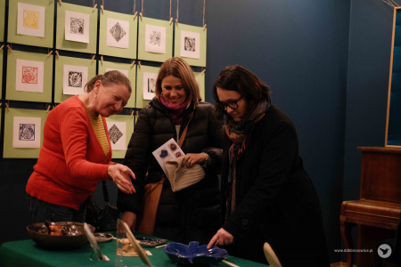 Wystawa ceramiki uczestników warsztatów