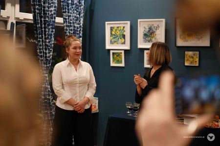 Wystawa akwareli Svitlany Medvediewy