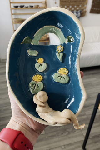 Wystawa ceramiki uczestników warsztatów