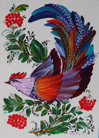 Wystawa „Barwy Petrykiwki – na styku tradycji i współczesności”