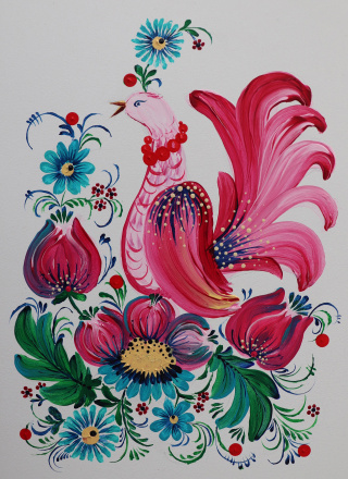 Wystawa „Barwy Petrykiwki – na styku tradycji i współczesności”