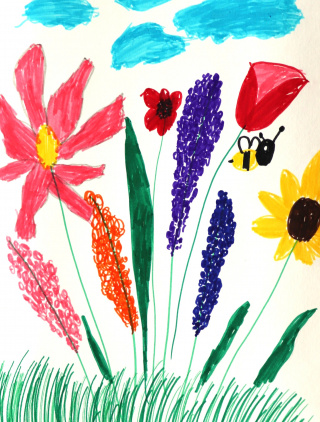 Wystawa prac dzieci z Przedszkola nr 7