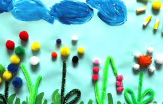 Wystawa prac dzieci z Przedszkola nr 7