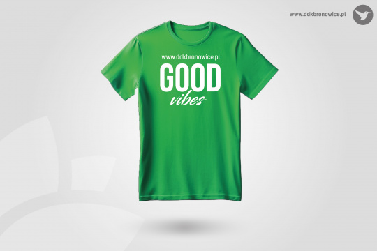 Koszulka GOOD VIBES Kolor zielony